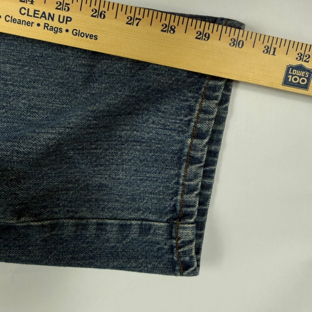 Vintage Chaps Ralph Lauren Denim Mens Jeans Medium Wash Blue Straight Y2K 30x30 - Picture 8 of 10